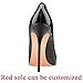 Kmeioo High Heels, Women's Pointed Toe High Heel Slip On Stiletto Pumps Evening Party Basic Shoes