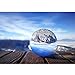 Photograph Crystal Ball with Stand and Pouch, K9 Crystal Suncatchers Ball with Microfiber Pouch, Decorative and Photography Accessory (50mm/2