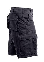 Rothco Vintage Paratrooper Shorts, Black, X-Small