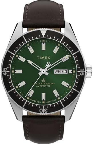Amazon.com: Timex Men's Midtown 40mm Watch - Brown Strap Green