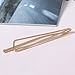 Zittop Elroy Ramsden 6pcs Minimalism Pearl Rugby Triangle Gold Geometry Hair Clips, Hairpin Fixture Accessories for Girls and Women