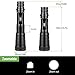 SAYGOGO XML-LE A100 Handheld LED Flashlight, Outdoor Ultra Bright T6 Glare Waterproof Torch with Adjustable Focus and 5 Light Modes, Suitable for Powered Tactical, Camping, Hiking, and Hunting, Black