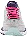 ASICS Women's Gel-Kayano 23 Running Shoe, Silver/Pink Glow/Parachute Purple, 9 M US