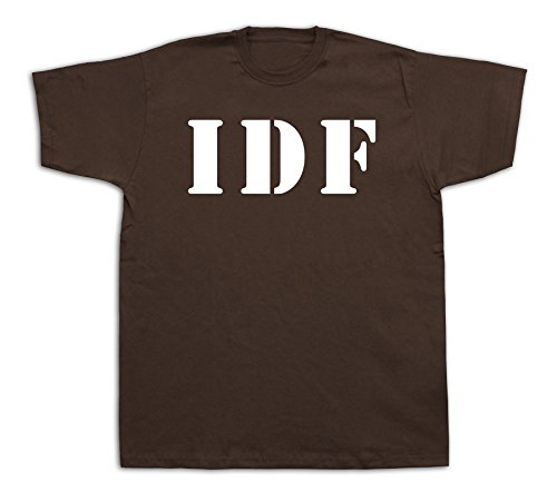 Mens Tee shirts T-shirt print IDF Israel Defence Forces Army Tzahal Air Force