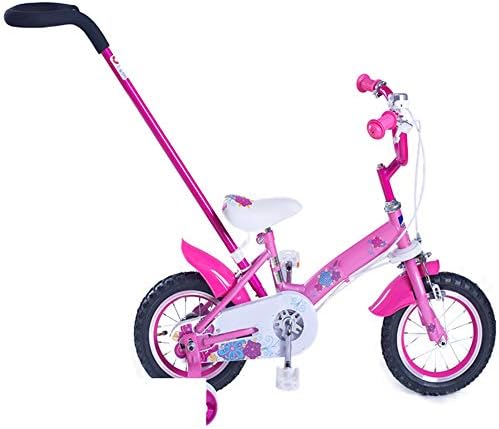 Axdwfd 14インチ 子供用自転車 トレーニングホイール付き子供用自転車 3歳から5歳の男の子と女の子へのギフトに