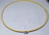 JiangQiao Embroidery Hoop Tambour Bamboo Circle Ring Round Frame for Cross Stitch DIY Craft (24 inch)