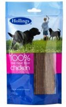 Hollings Real Meat Chicken Dog Treat (100g) (May Vary)