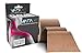 VARA Fit Waterproof & Flexible Athletic Kinesiology Tape with E-Taping Guide, 2 Inch x 16.4 Inch Roll, Beige by VARA Fit