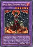 Yu-Gi-Oh! - Evil Hero Inferno Wing (GLAS-EN038) - Gladiators Assault - 1st Edition - Ultra Rare