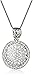 Sterling Silver Bali-Inspired Filigree Pendant Necklace, 18