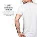 LAPASA Men's Short Sleeve Cotton Stretch Undershirts V-Neck T-Shirts Solid Plain Tees 2 Pack M06