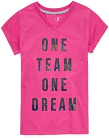 Xersion Girls One Team T-Shirt XXS 4/5 Fuchsia