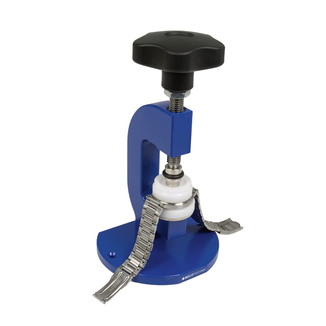 BUZZUFY Beco Profi Press Spindle Press with snap-in System with 8 Pressure Pieces for Watches