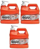 GoJo 0958-04 1/2 Gallon Natural Orange w Pumice