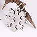 Prettyui 18-in-1 Snowflake Multi-Tool Card Stainless Steel Screwdriver Keychain Combination Tools Compact Portable Outdoor Adventure Multitools