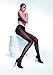 HONENNA Women's 40 Den Silky Sheer Reinforced T Crotch Pantyhose Tights (Medium, Black, 2 Pairs)