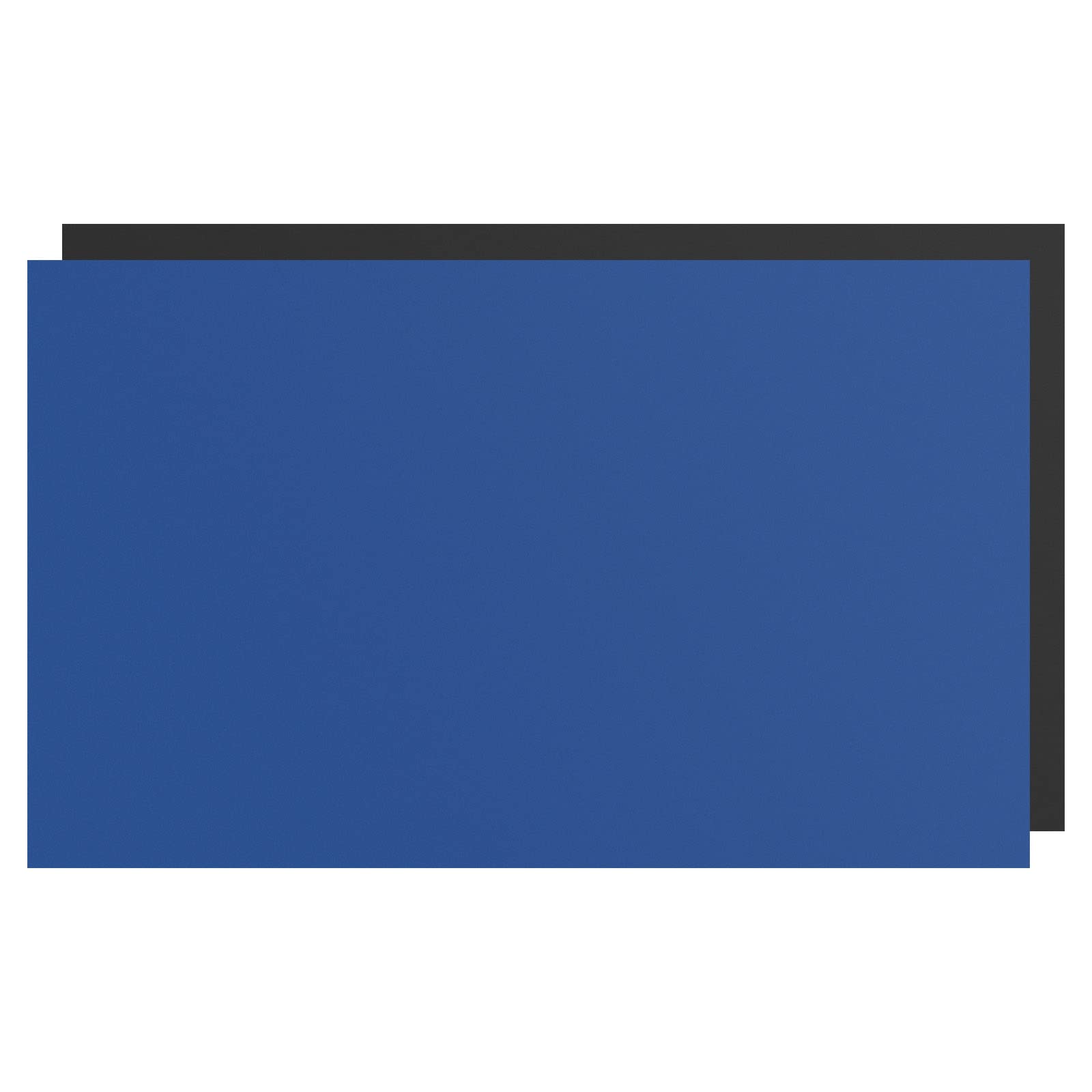 YOKIVE 2Pcs Wall Photography Background, Coated Paper Double-Sided Waterproof | Backdrop for Photo Studio (Blue/Black and White, 32"x21")