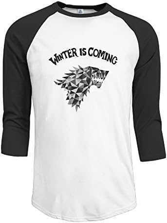 Game Of Thrones - Winter Is Coming Men 3/4 Sleeve Raglan Shirts Pattern