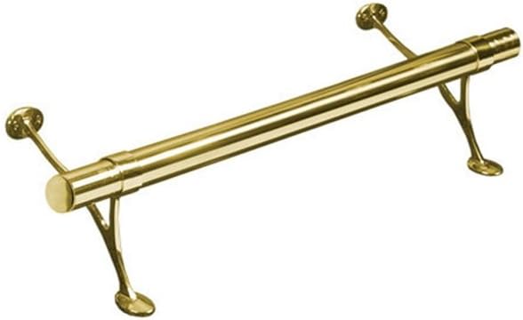 BuyRailings LB-00-FR1002/2 Solid Brass Bar Foot Rail Kit - 2 Feet