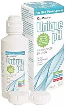 Unique pH Multi-Purpose Solution + RGP Lens Case, 4 fl oz - 2pc