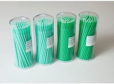 400 pcs Dental Micro applicator microbrush Fine 4 Tubes