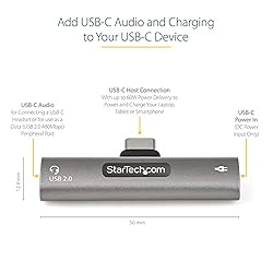 USB C Audio & Charge Adapter - USB-C Audio Adapter