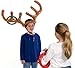 Fashionclubs Christmas Party Inflatable Reindeer Antler Hat Ring Toss Game
