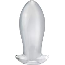 Amazon.com: Super Huge Anal Plug - Transparent Butt Plug Prostate ...
