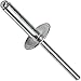 Large Flange Pop Rivets 3/16