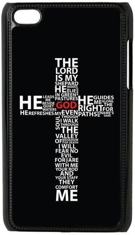 Christian Jesus The Cross of Words Letters Unique Durable Hard Plastic Case Cover for Apple iPod Touch 4 Custom Design Fashion DIY