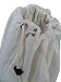 LoopsLiving Extra Large Cotton Laundry Bag - Hamper Liner - Storage Bag for Comforters - with Grommets and Drawstring Closure