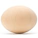 12 Quality Wood Easter Eggs to Paint, Smooth Wooden Eggs for Crafts, Wood Eggs for Crafts & Easter Decor 2-1/2 in, by Woodpeckers