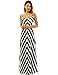 PattyBoutik Women’s Striped Spaghetti Strap Maxi Dress