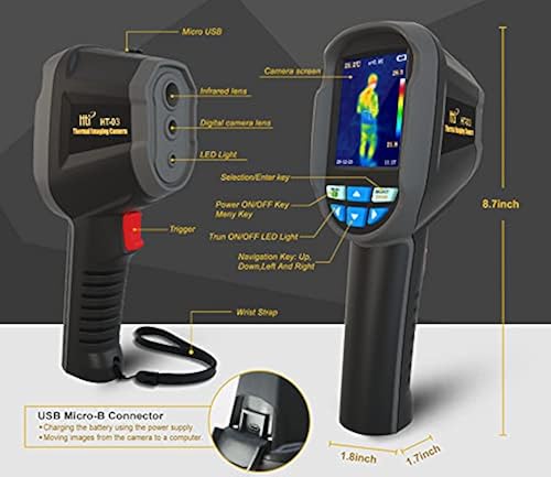 Hti-Xintai Handheld Infrared Thermal Imaging Camera HT-03,80X60 IR