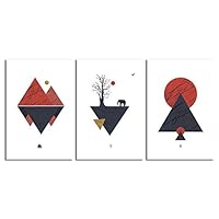 signwin-3 Piece Canvas Wall Art-Modern Nordic Style-Canvas Prints Home Artwork Decoration for Living Room,Bedroom - 16