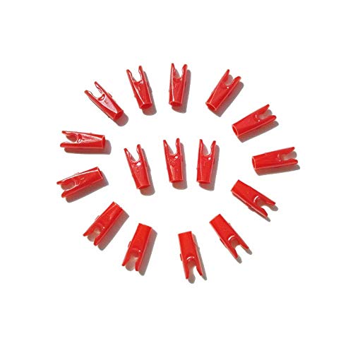 image for AMEYXGS 30pcs Archery Arrow Aluminum Pin Nocks with L Plastic Arrow Pi