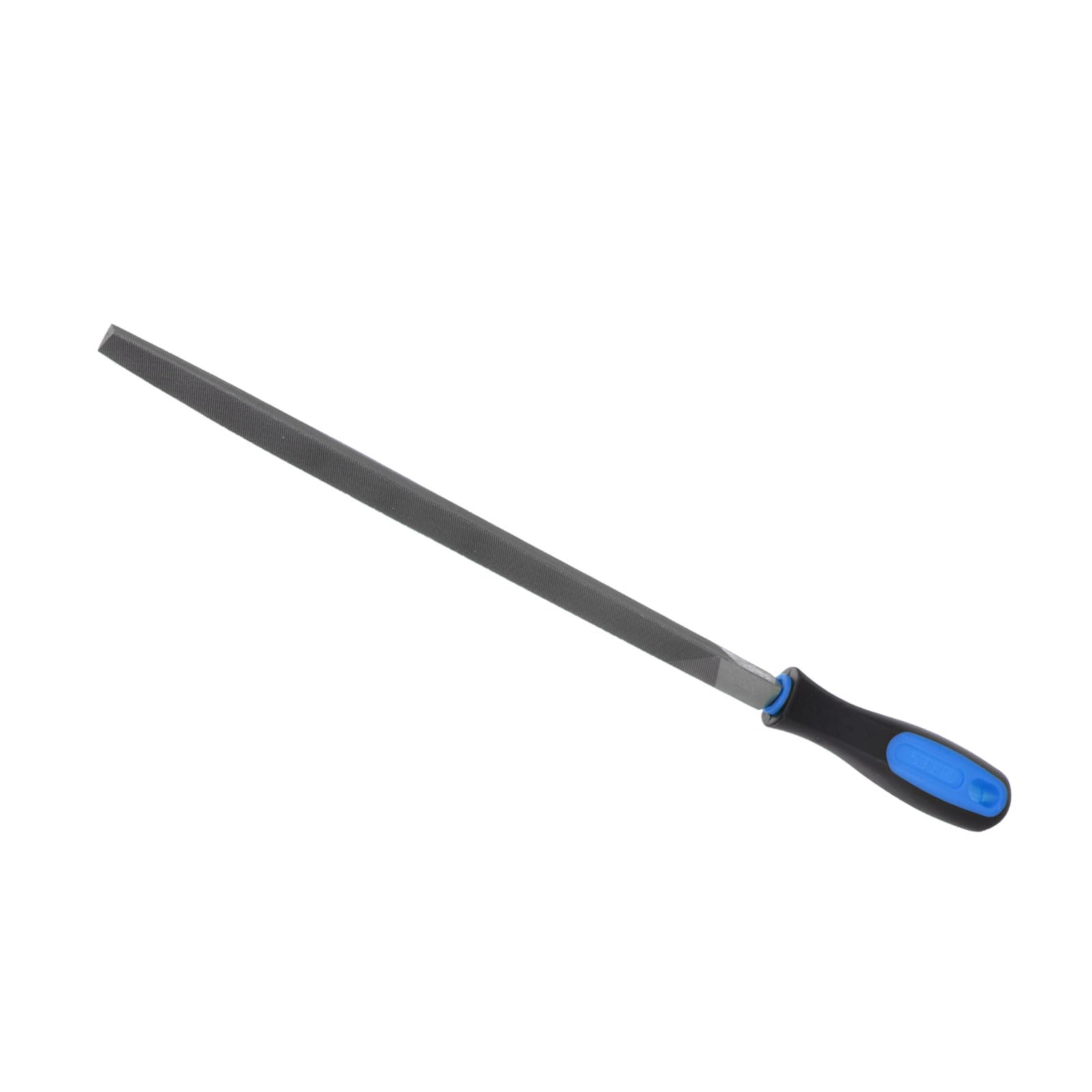 CoCud Triangular File, | 12 Inch File Length |, High Carbon Steel Double Cut File Hand Rasp with Anti-Slip Grip Handle - (Applications: for Shaping Metal Wood Plastic), 1-Piece