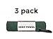 Shot Towel Forest Green 3 Pack for Shooters, Plush Microfiber Nap Fabric, 16x16, Carabiner Clip, The Original (Forest Green)