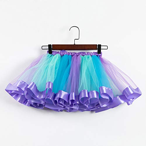 image for MIS1950s Kids Girls Tutu Party Dance Ballet Toddler Baby Costume Tulle