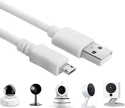 baolongking Power Cable for WyzeCam,WyzeCam Pan,YI Camera,NestCam Indoor,Netvue,KasaCam Indoor,Furbo Dog,Blink,USB to Micro USB Charging Cord for Security Camera (3M)