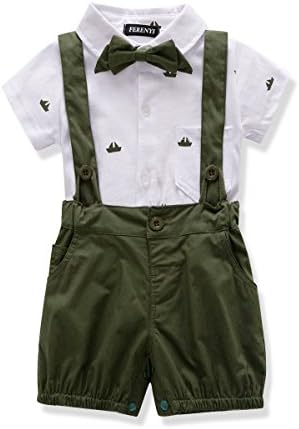 US Baby Boys Bowtie Gentleman Romper Jumpsuit Overalls Rompers