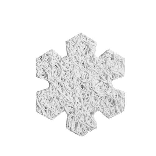 White Snowflake Soap Lift soap dish by Soap Lift