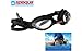 Splaqua Black Strap Clear Lens Anti-fog Prescription Swim Goggles -3.50
