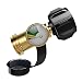 GASPRO Propane Tank Gauge Level Indicator/Leak Detector for QCC1 Propane Tank,Heater,Grill and Other Propane Appliance-100% Solid Brass Heavy-Duty