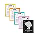 Facial Mask Sheet Variety Pack - All 5 Ceramask Premium Facial Spa Included - 1 Each - Free Bonus Makeup Bag