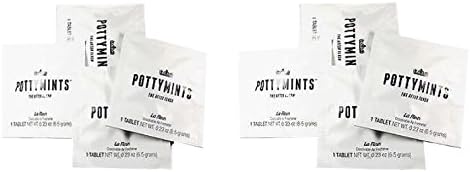 PottyMints Le Fleur Travel Bathroom Toilet Odor Eliminator Air Freshener Tablets 8 Pack White