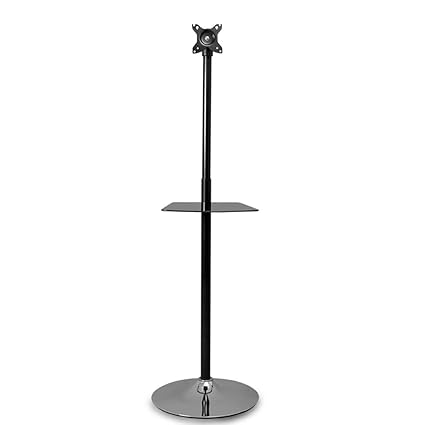 Xxyys Computer Mobile Shelf Lcd Monitor Mobile Floor Stand 15 27