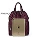UTO Women Backpack Purse PU Washed Leather Convertible Ladies Rucksack Crossbody Shoulder Bag Red