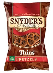 Amazon.com: Snyder of Berlin Super Thin Flavor Rich Pretzels 1 oz. Bags