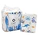 TEN@NIGHT Adult Baby Diaper One time Diaper ABDL Incontinence Underwear DDLG 8 Pieces (Blue)